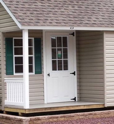 Garden Shed Options & Accessories lighted doors