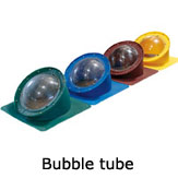Bubble tube for playset