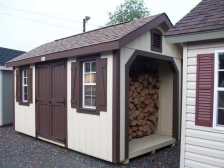 Garden Shed Firewood Storage