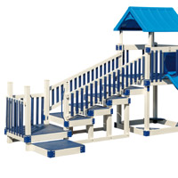 Grand staircase for playset