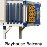 Playhouse balcony