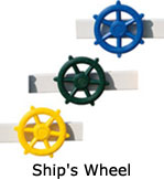 Ship's wheel for playset